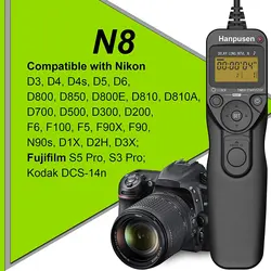 Nikon MC-36A 용 다기능 원격 제어 스위치 교체 스위치 Nikon 10 핀 연결 Z9 D6 D850 D810 D800 D700 D500