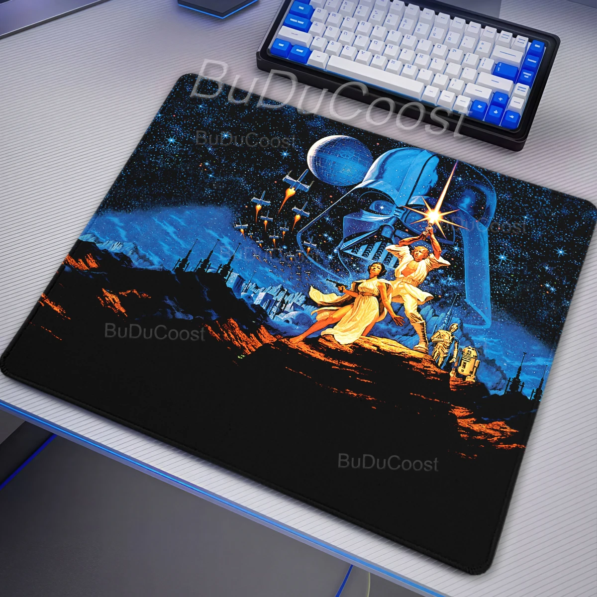 Anime Mouse Pad Star Wars Computer Gamer Table Pad PC Gaming Accessories Office Laptop Mousepad Keyboard Desk Mat Small Carpet