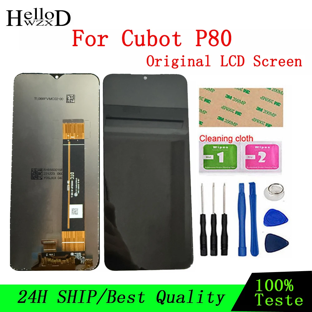 

Digitizer for Cubot P80 LCD with touch screen and frame replacement accessories module Cubot P80 original