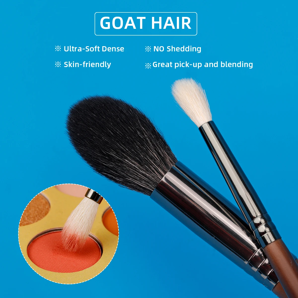 OVW Makeup Brushes Set Natural Hair Foundation Powder Eyeshadow Contour Professional Make up brush Tools кисти для макияжа