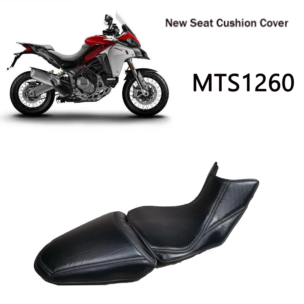 New Custom Cushion Soft Seat Cover Thickening and softening Lumbar support FOR ducati mts1260 960 1200