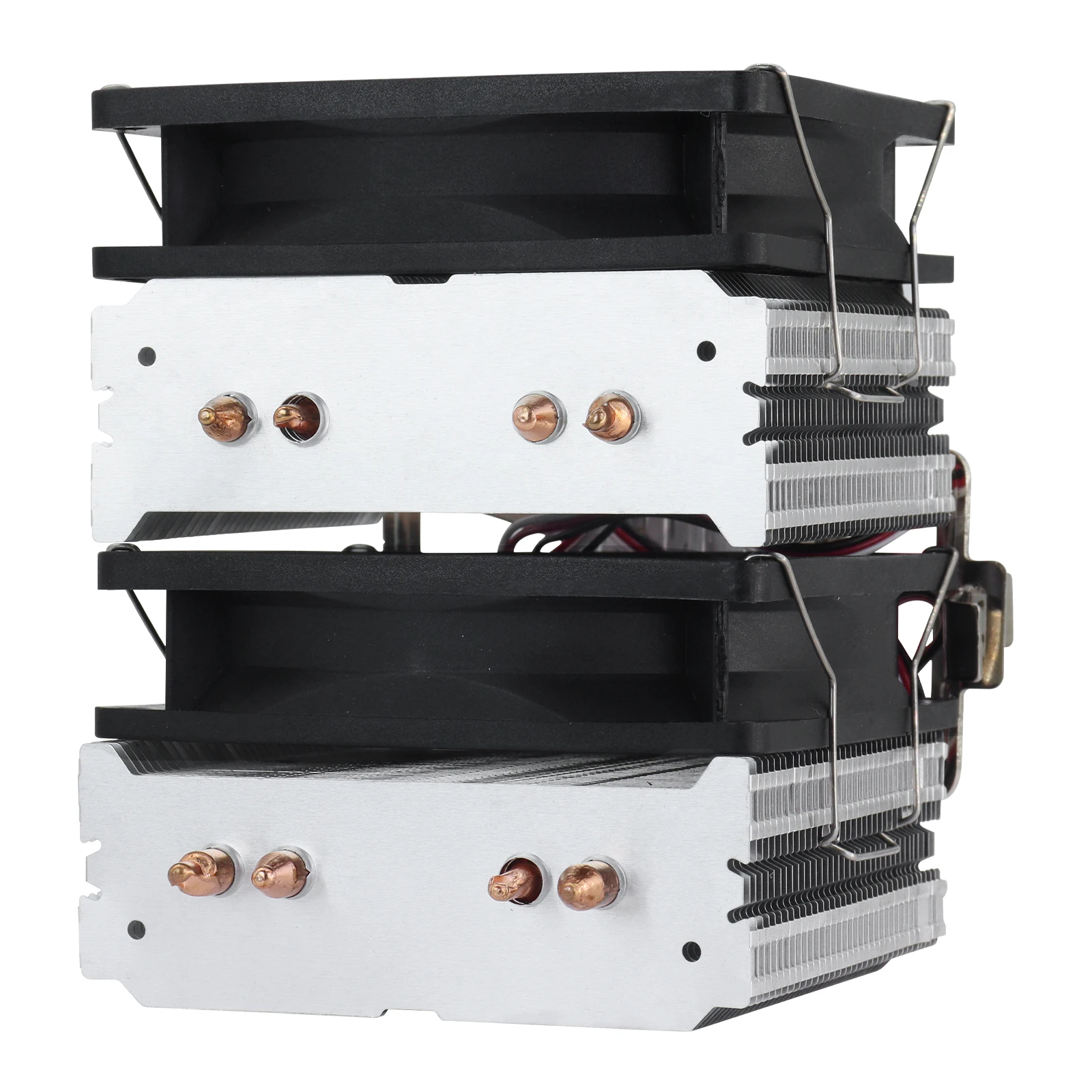 Dreifach-Tower-CPU-Luftkühler, 6 Kupfer-Heatpipes, 3x90mm Leiser 4-Pin-PWM-PC-Lüfter für Intel 1150 1151 1200 1700 AMD AM4 AM5 – Detail 4