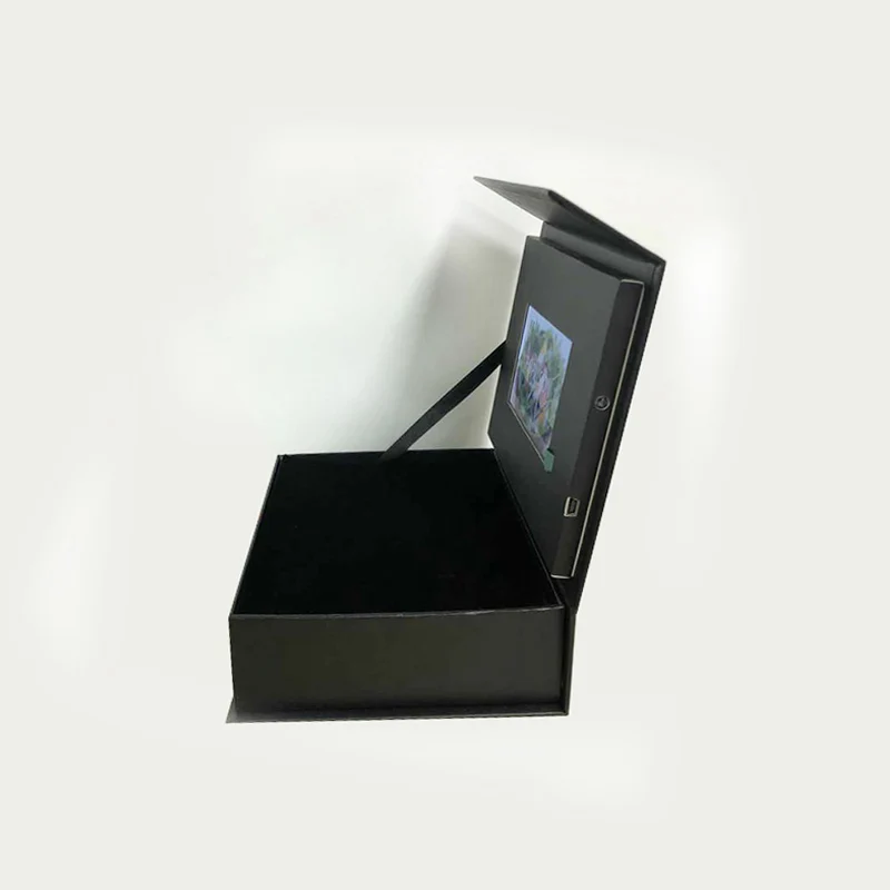 Wholesale Promotion 4.3 Inch LCD Screen Video Gift Box Paper Material 128MB Memory