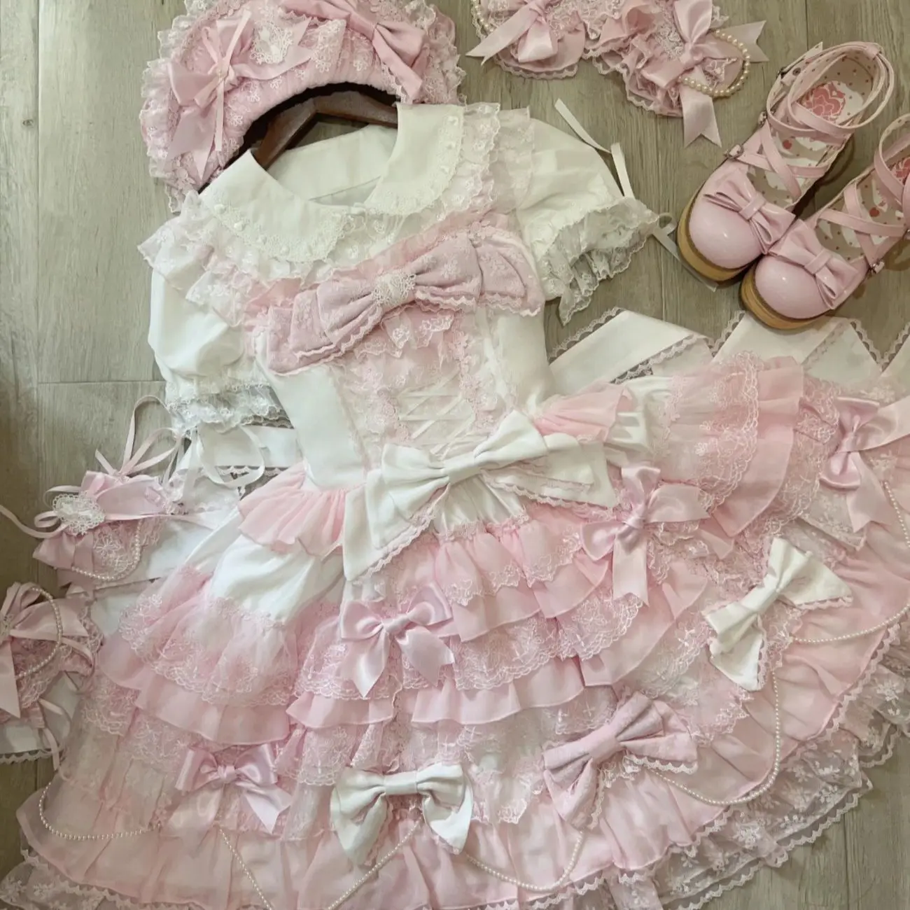 สาวญี่ปุ่น Kawaii หวานน่ารัก Bow Lolita เสื้อผู้หญิง JK หลวมตุ๊กตา Blusas Femme Y2k ความงามเสื้อ Tops
