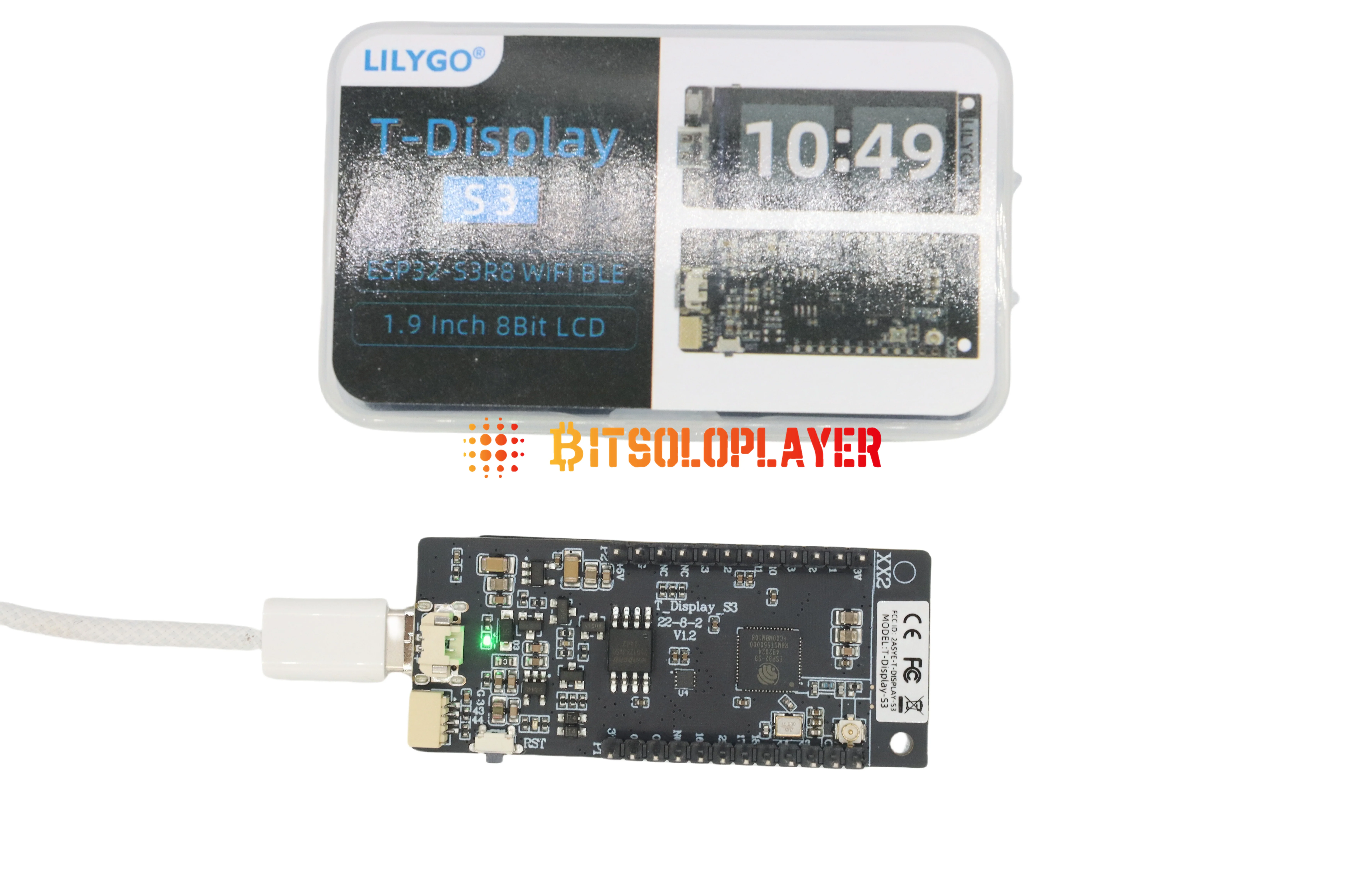 Экран NerdMiner T Display S3 ESP32 для NerdQaxe++ 4,8 т