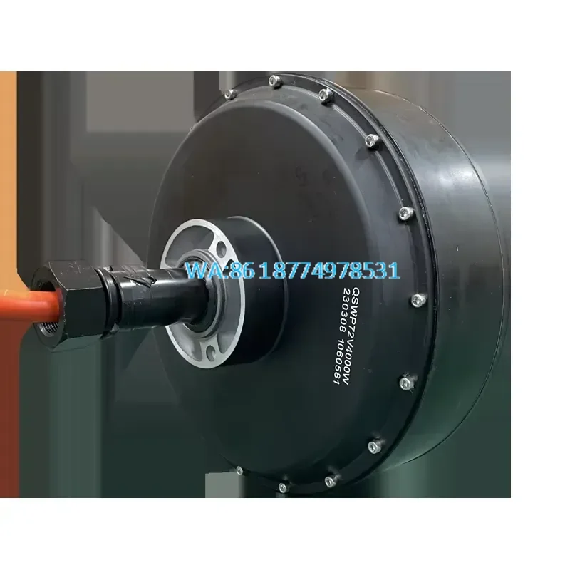 Wmwmnu QS 273 6000W 45H V2 Single Shaft BLDC Hub Motor for Four Wheels EV