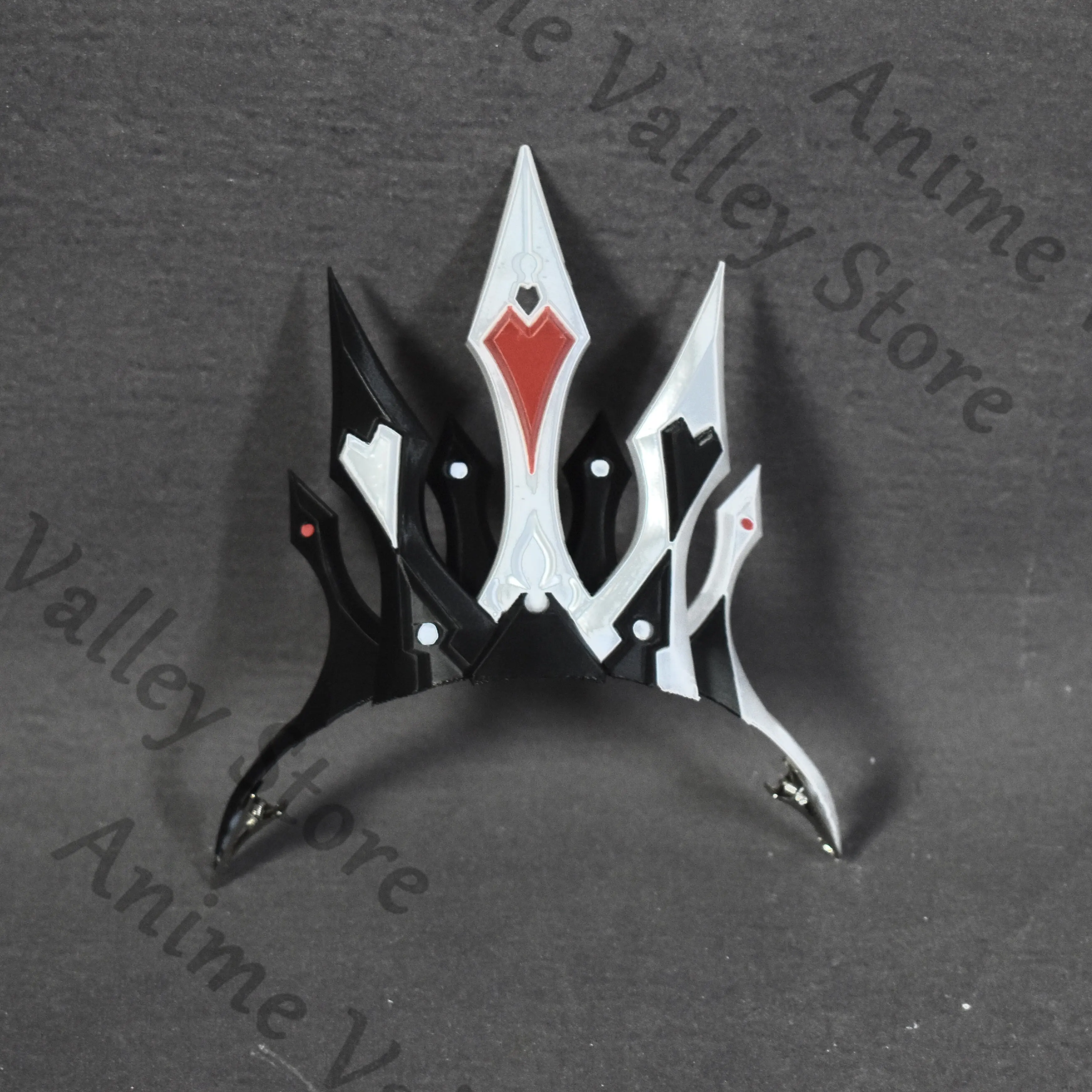Anime Honkai: Star Rail Nihilux New Shape Cosplay Diadema Cartoon Royal Crown Hair Clip Hairs Slide Headwear Halloween Props view 2