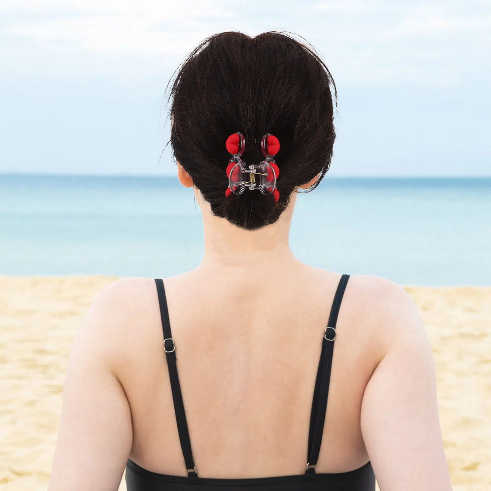 

Набор из 6 заколок для волос в форме сердца ко Дню святого Валентина: большие, средние и маленькие размеры, милые аксессуары для волос для женщин и девочек, для праздников и вечеринок