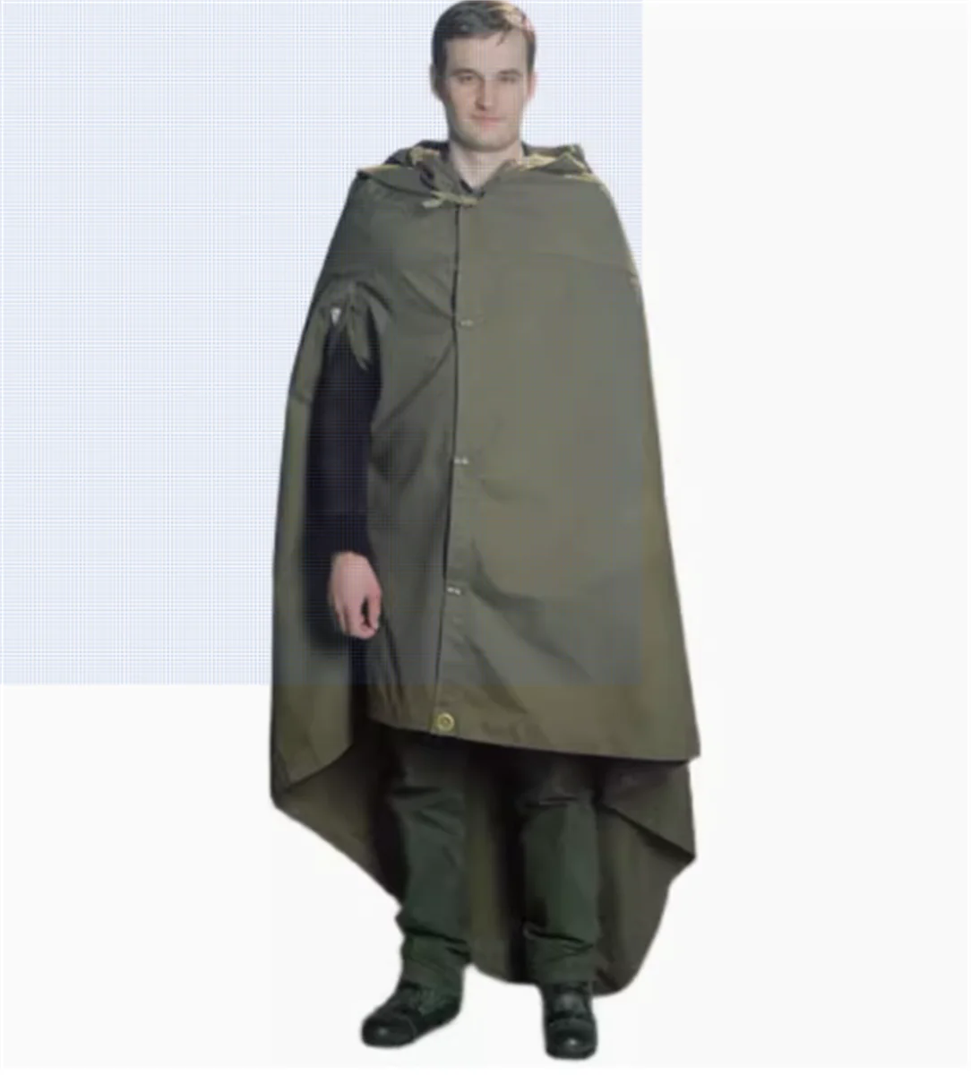 Conjunto de Manto Militar Portátil, Isolamento Térmico, Jaqueta Windproof, Terno de campo ao ar livre, União Soviética Russa