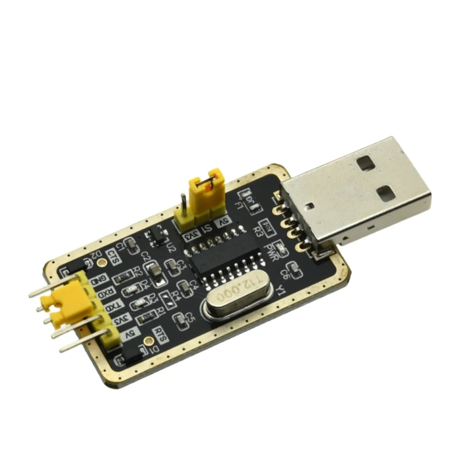 CH340G RS232 upgraded  USB to TTL module to serial  in nine upgrade board  with Brush cable