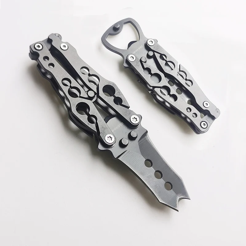 Multi-function key knife Mini Folding knife camping Survival Tactical outdoor creative gifts small-scale EDC tools