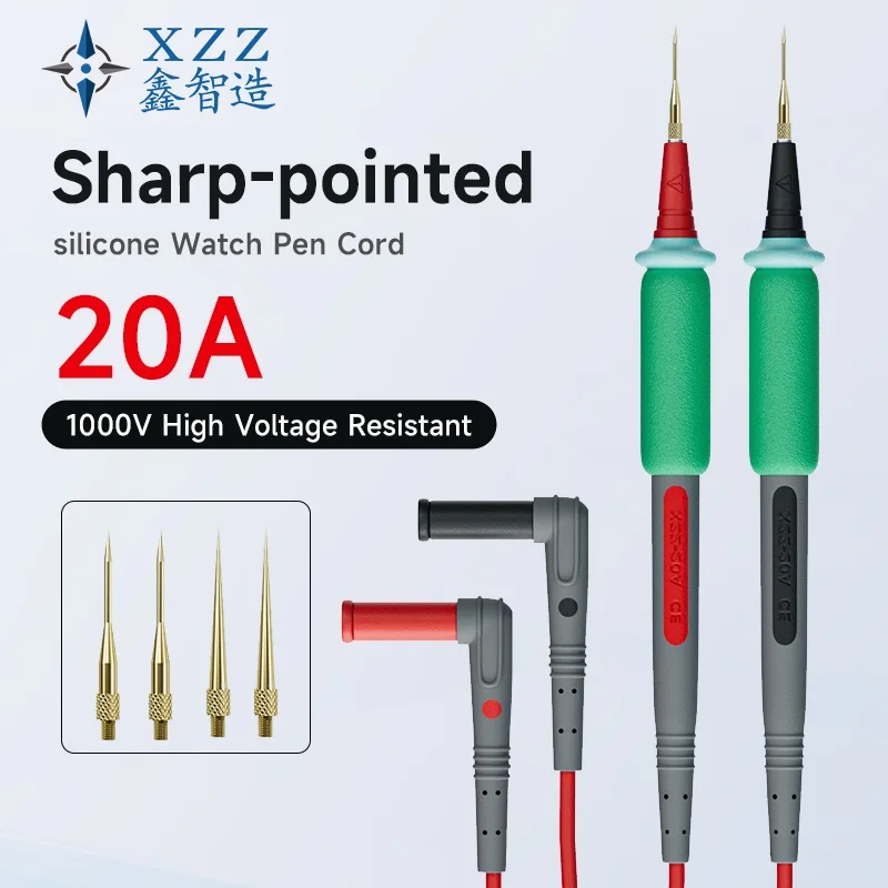 XZZ P2 Probe multimeter Tin Universal Digital Multimeter Conducting Measurement Test Leads Wire Pen Fine Sharp PCB Test Tool Tip