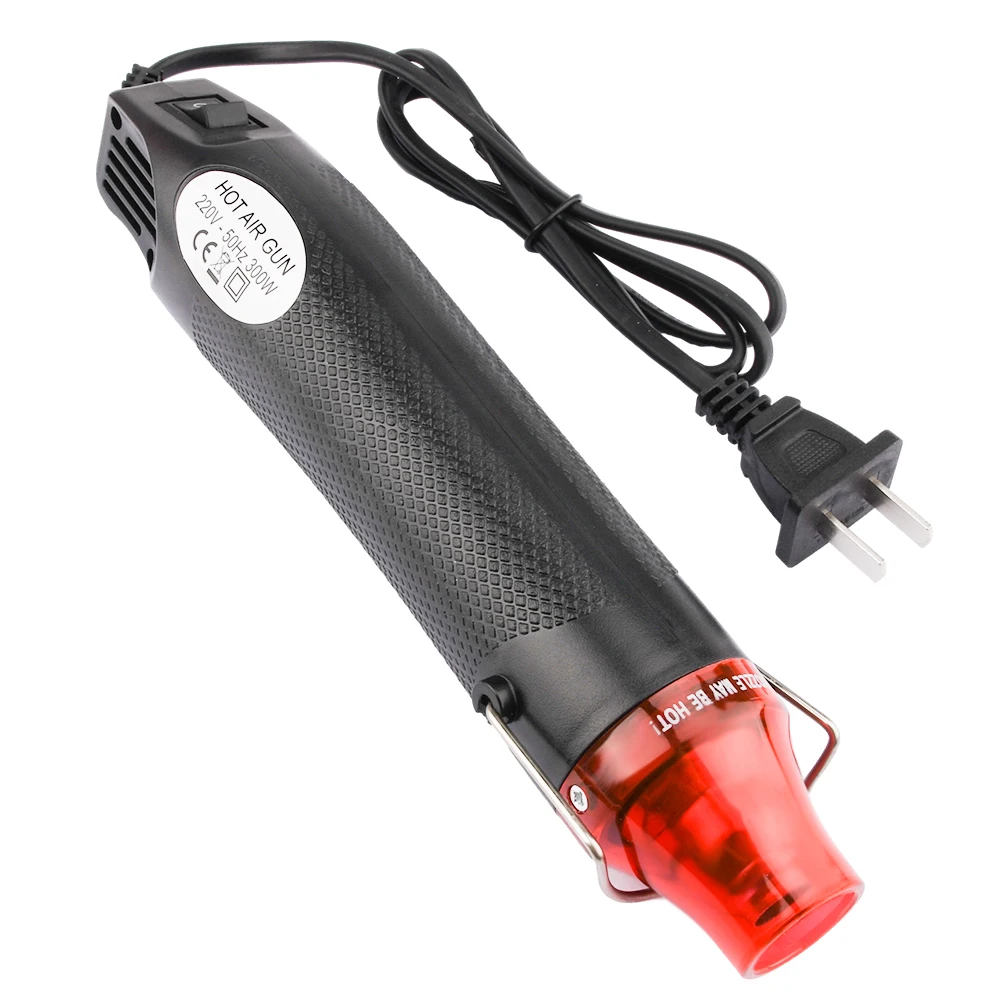 Diy Usando Pistola de Calor Energia Elétrica Cabelo Quente Secador Envoltório de Solda Ventilador Aquecedor Encolher de Plástico Ferramenta de Reparo