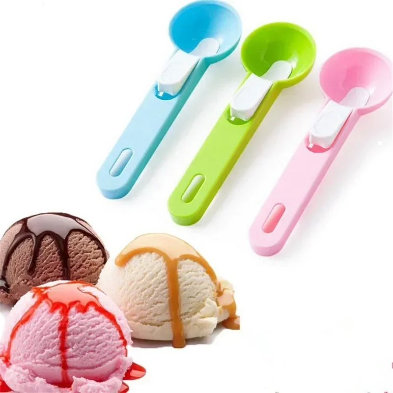 1/3Pc Ice Cream Scoop Multi-function Melon Ball Dig Sphere  Kitchen   Jelly Spoon  Tools   Tool Plastic