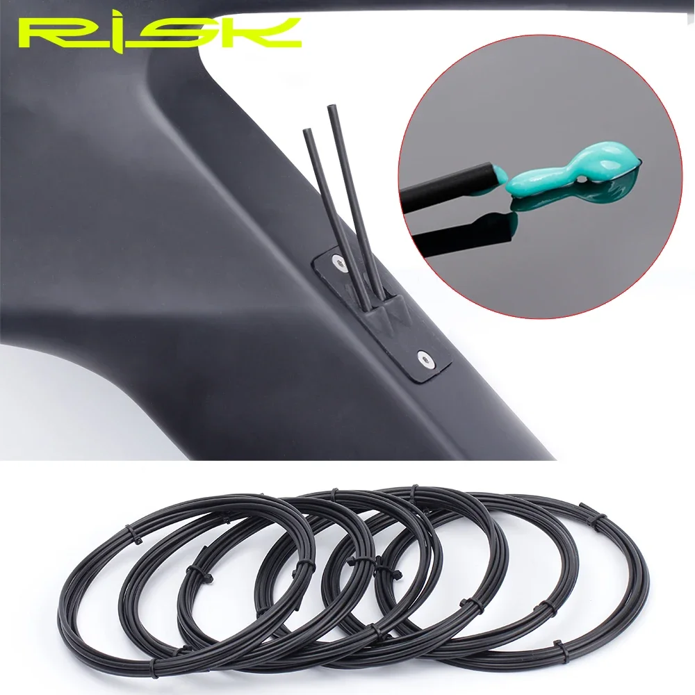 RISK 3 Meters Bicycle Bike Slick Lube Liner Catheter Replacement Kit For Road Mountain Derailleur Shift Brake Inner Cable Line