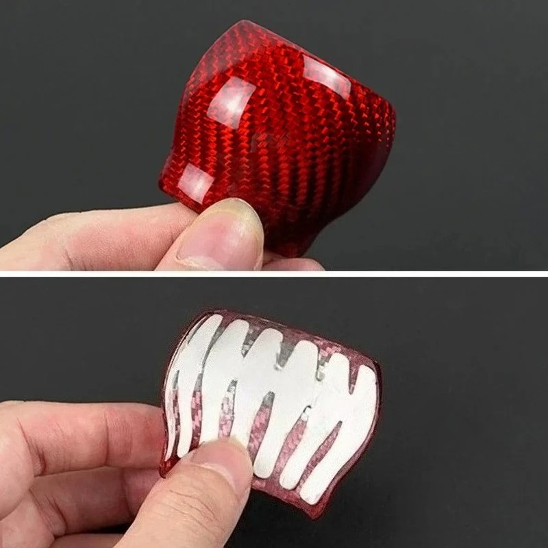 For SUBARU BRZ For TOTOYA 86 GR86 GT86 Real Dry Carbon Fiber Gear Knob Cover Trim Gear Shift 2022-2023 Interior central control