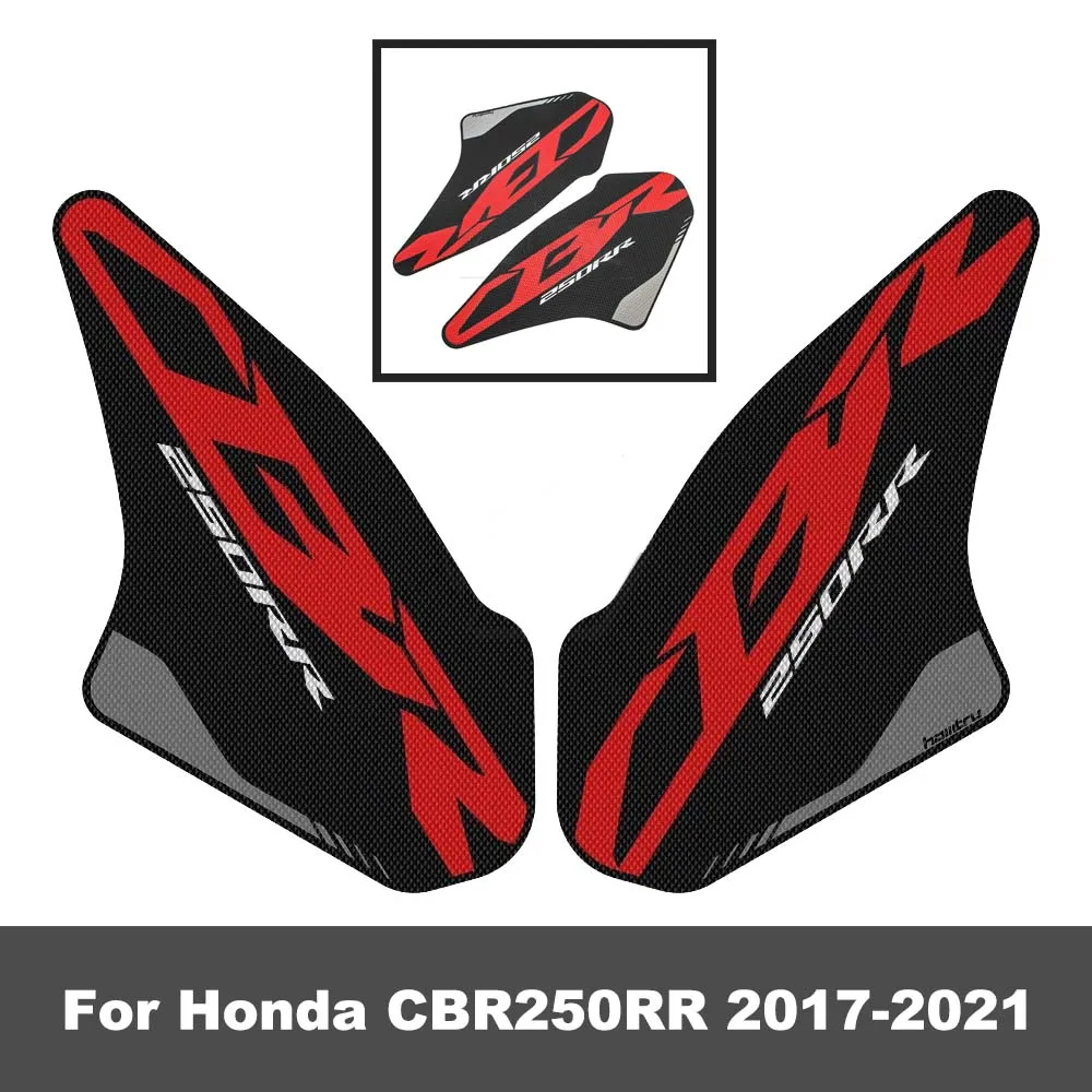 Motorcycle fuel tank side decorative Anti-slip Knee pads sticker For Honda CBR250RR CBR 250 RR CBR250-RR 2021 2020 2019-2017