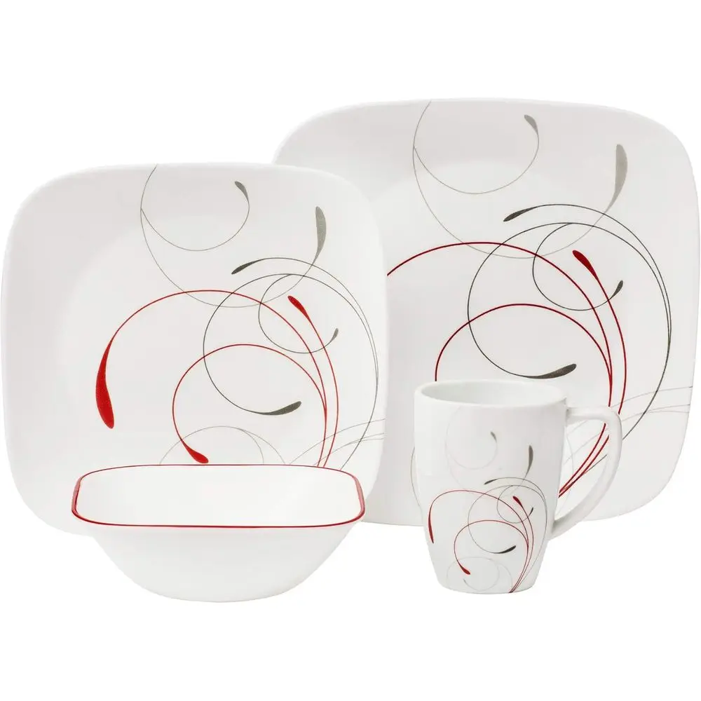 

16-Piece Dinnerware Set, Splendor, Service for 4