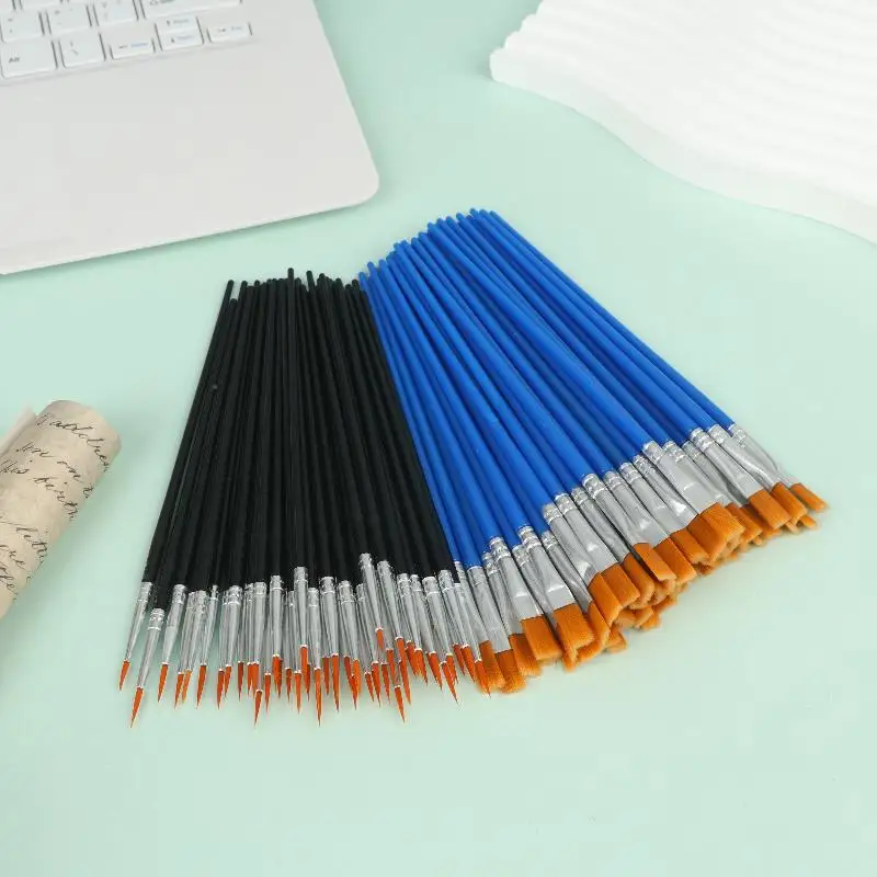 

Nylon Brush Paint Brush Kit Professional Miniature Acrylic Detail Painting Thin Hook Line Pen Hand Painted Art Supplies