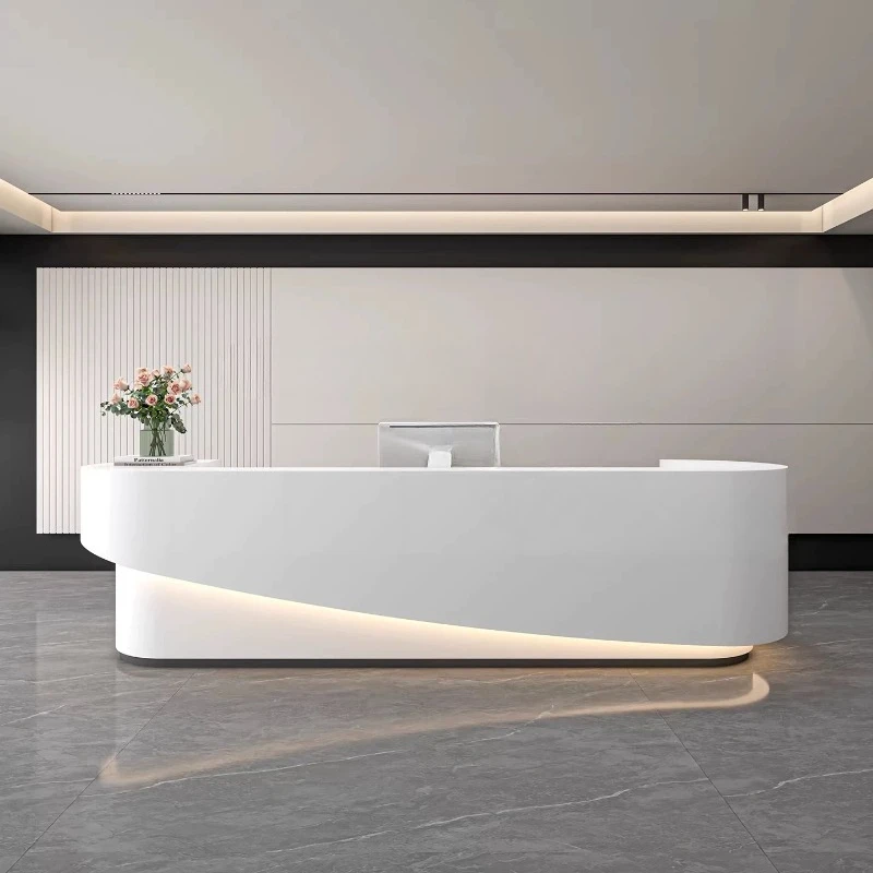 Aesthetic Company Reception Desks Luxury Unique Minimalist Modern Reception Desks Executive Best Scrivania Trendy Furniture