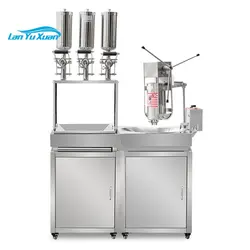 churros machine with fryer churros filler with cabinet churros filling machine jam filling machine