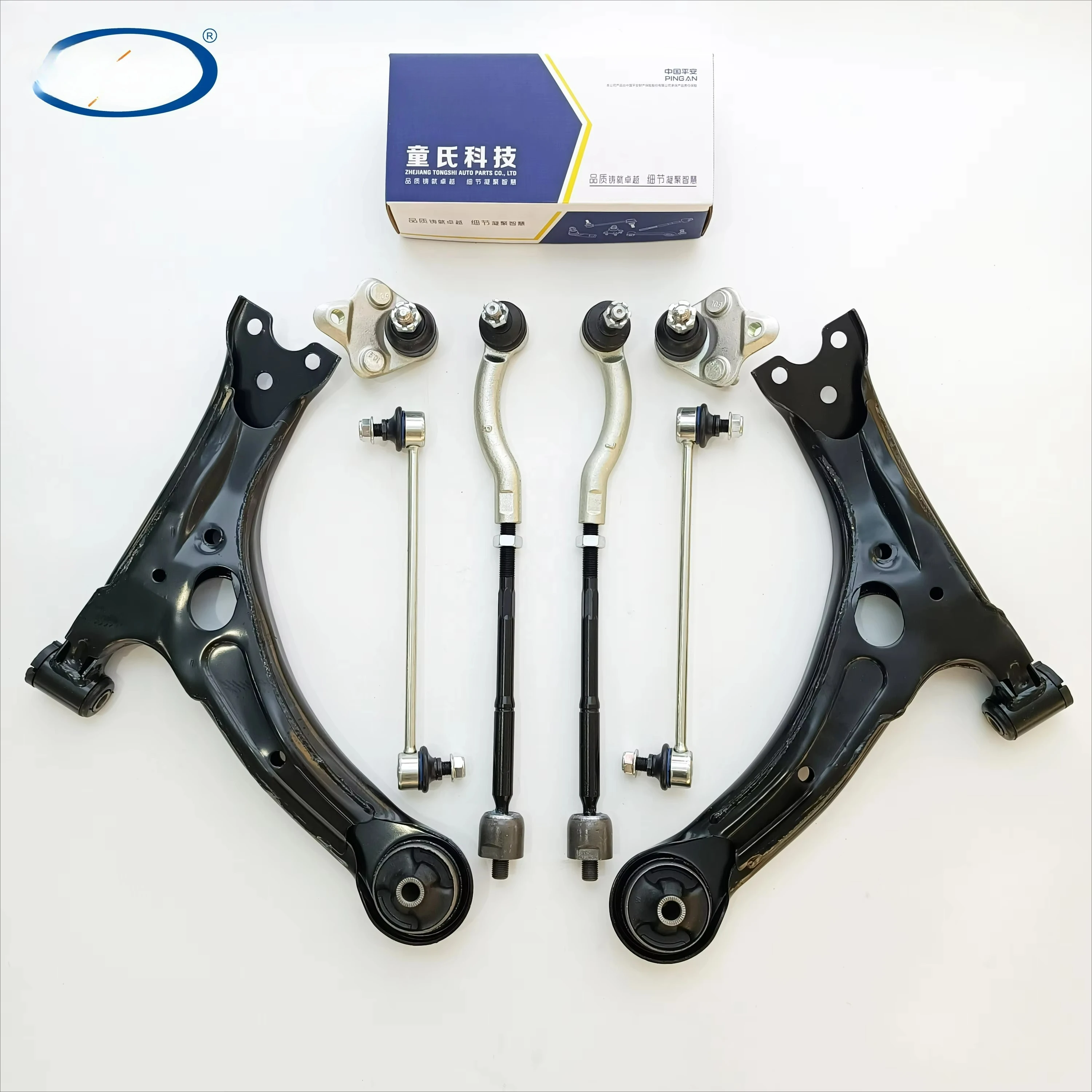 High Quality Factory Auto Parts Kit Like Tie Rod End Ball Joint Control Arm Kit for Toyota	COROLLA OE 48068-02200 48820-47010