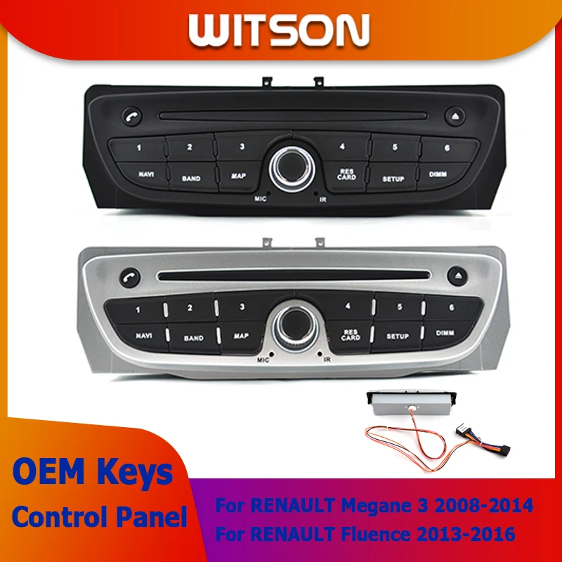 

Car OEM Key Button Parts for RENAULT Megane 3 2008-2014 Dashboard Control Panel Accessory For RENAULT Fluence 2013 - 2016