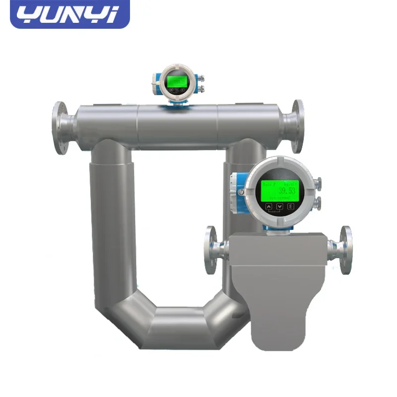 Yunyi Dn 250 Misuratore di portata di massa Corioli antideflagrante Misuratore di portata Micro Motion Elite per la misurazione del flusso di petrolio GPL