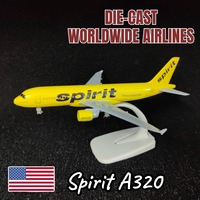Metal Diecast Aircraft Model 7.5 Inches Scale Boeing Airbus ATR Concorde 320 737 C919 Replica Aviation Miniature Art Kid Boy Toy
