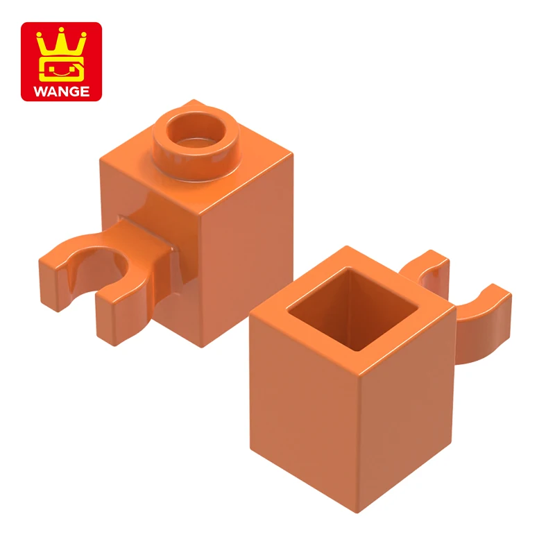 

Wange 60475 50 г/102 шт. модифицированные 1x1 с открытым U-образным зажимом, аксессуары Moc, совместимые с кирпичами, сделай сам, детские игрушки в сборе