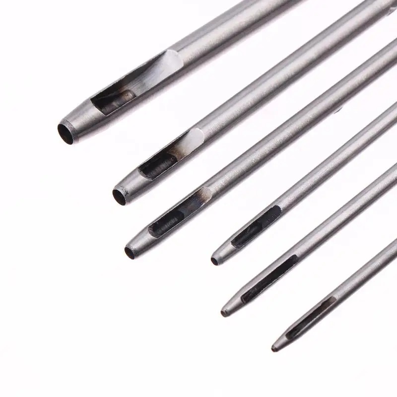 

1/1,5/2/3/4/5 мм набор полых дыроколов из углеродистой стали, круглый дырокол, стальной кожаный ремесло для ремешка для часов, ткань, пластик, прокладка, ремень