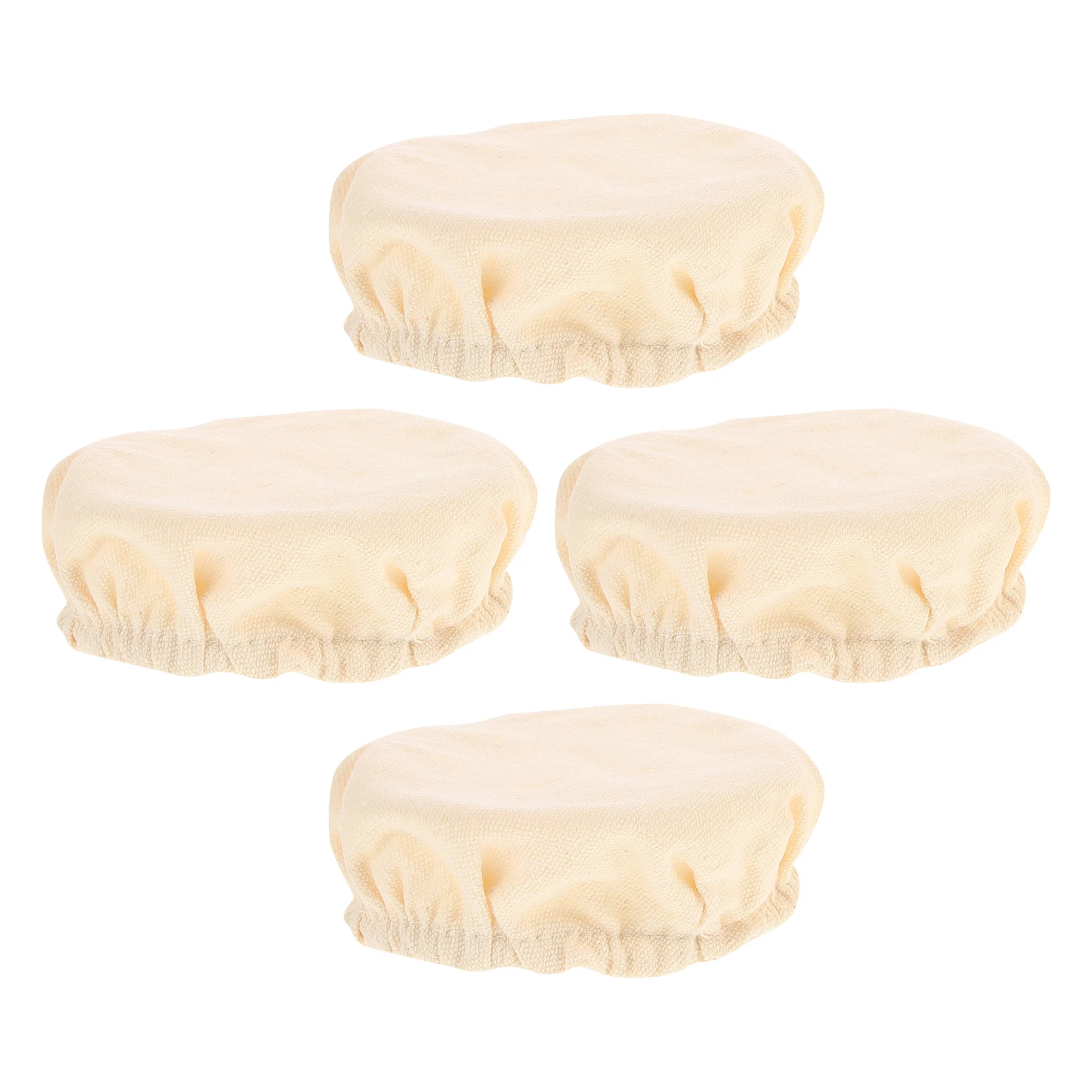 

4pcs Cloth Lid For Glass Jar 6-7.5Cm Dust-Proof Fermentation Cover Reusable Jar Replacement Lid Kitchen Storage Bottle Protector