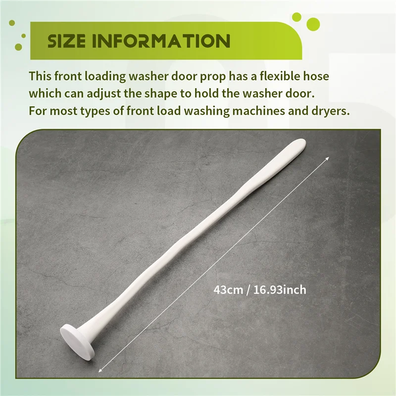 دعامة باب الغسالة ذات الحمل الأمامي M02K، دعامة باب الغسالة المستقرة والمتينة مفتوحة، دعامة باب الغسالة سهلة الاستخدام باللون الأبيض