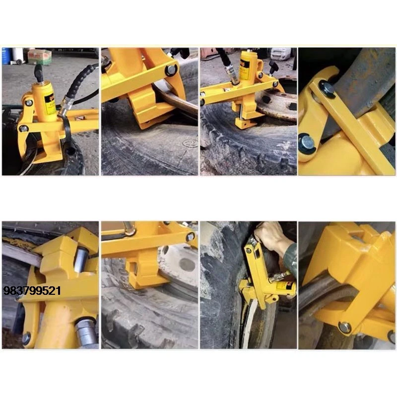 

Consummate NEW 10T Forklift Tire Pickup Tool Pneumatic Portable Tire Press Pneumatic Hydraulic Stripper Loader Tire Picku NEW
