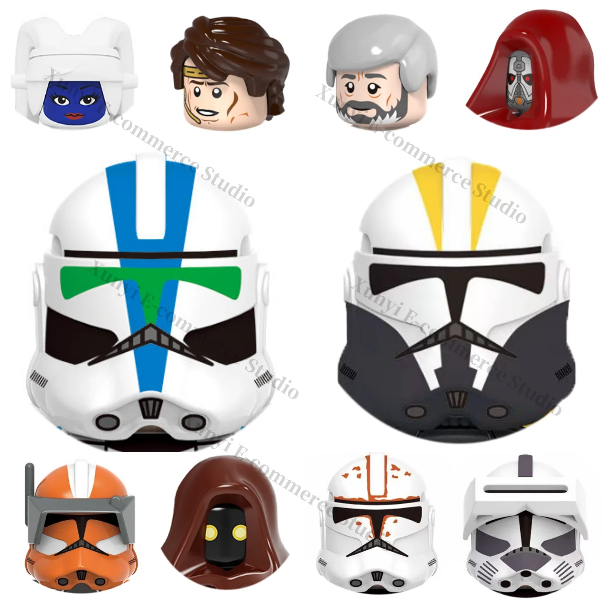 

Star Wars mini figurines brick toys building blocks 13th Commander children's festival gifts assembly human-shaped toys