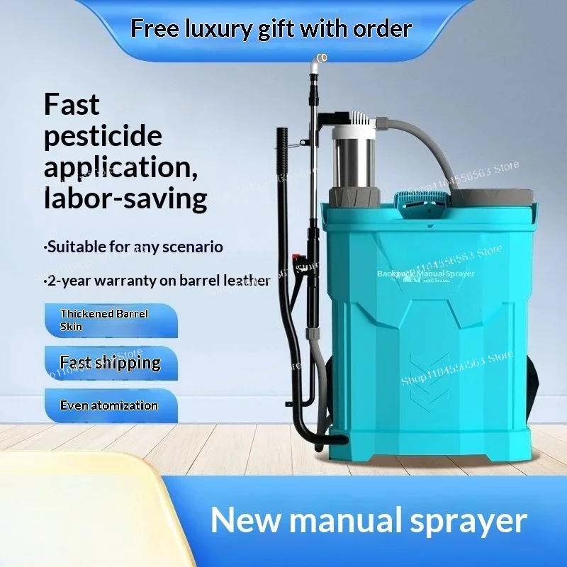 Backpack Sprayer High Pressure Hand Pump, Garden Agricultural Disinfection Pest Control Sprayer with Portable Comfortable Straps