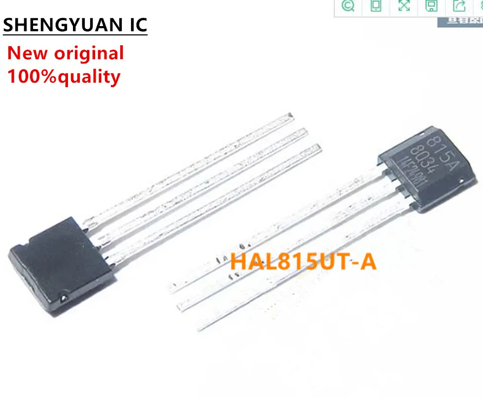 New original  5PCS HAL815UT-A screen printing 815A programmable hall sensor accelerator pedal angle position detection