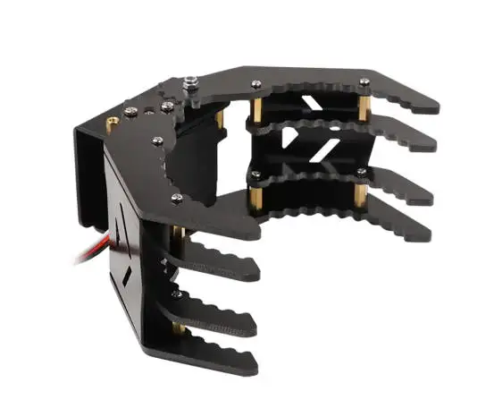 

Black Metal Mechanical Gripper for Robot DIY