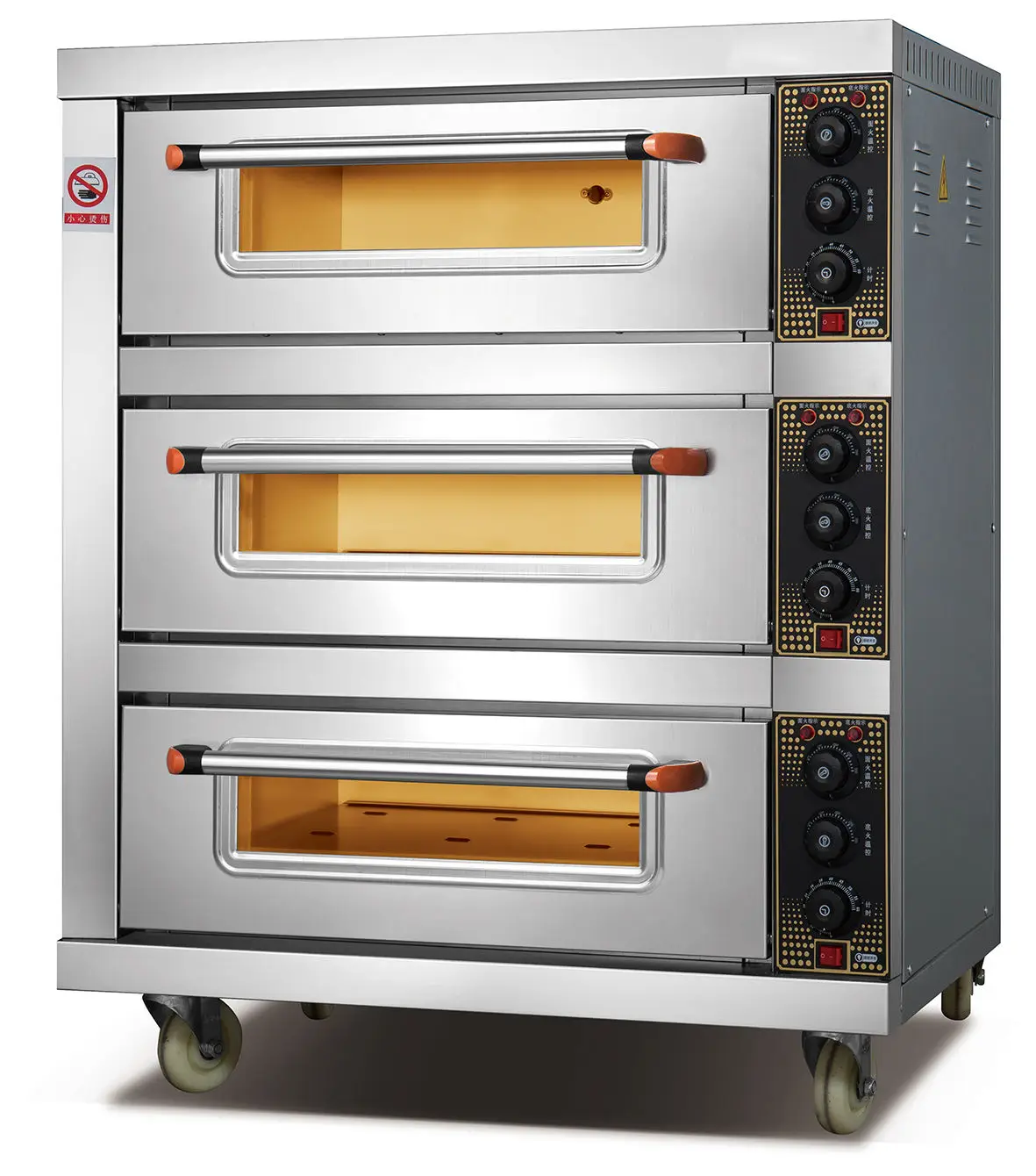 

-Commercial Oven Bread Pizza Oven Bakery Kitchen Machinery 2 Deck 2 Tray Pizza Oven For Sale