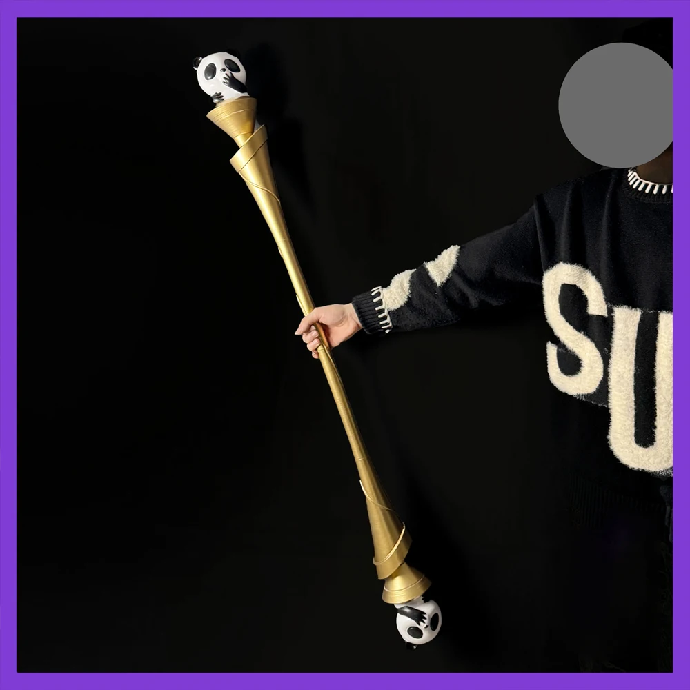 게임 LOL 팬더 팔 럭스 코스프레 소품 130CM 귀여운 팬더 지팡이 남녀 할로윈 파티 카니발 역할 놀이 액세서리