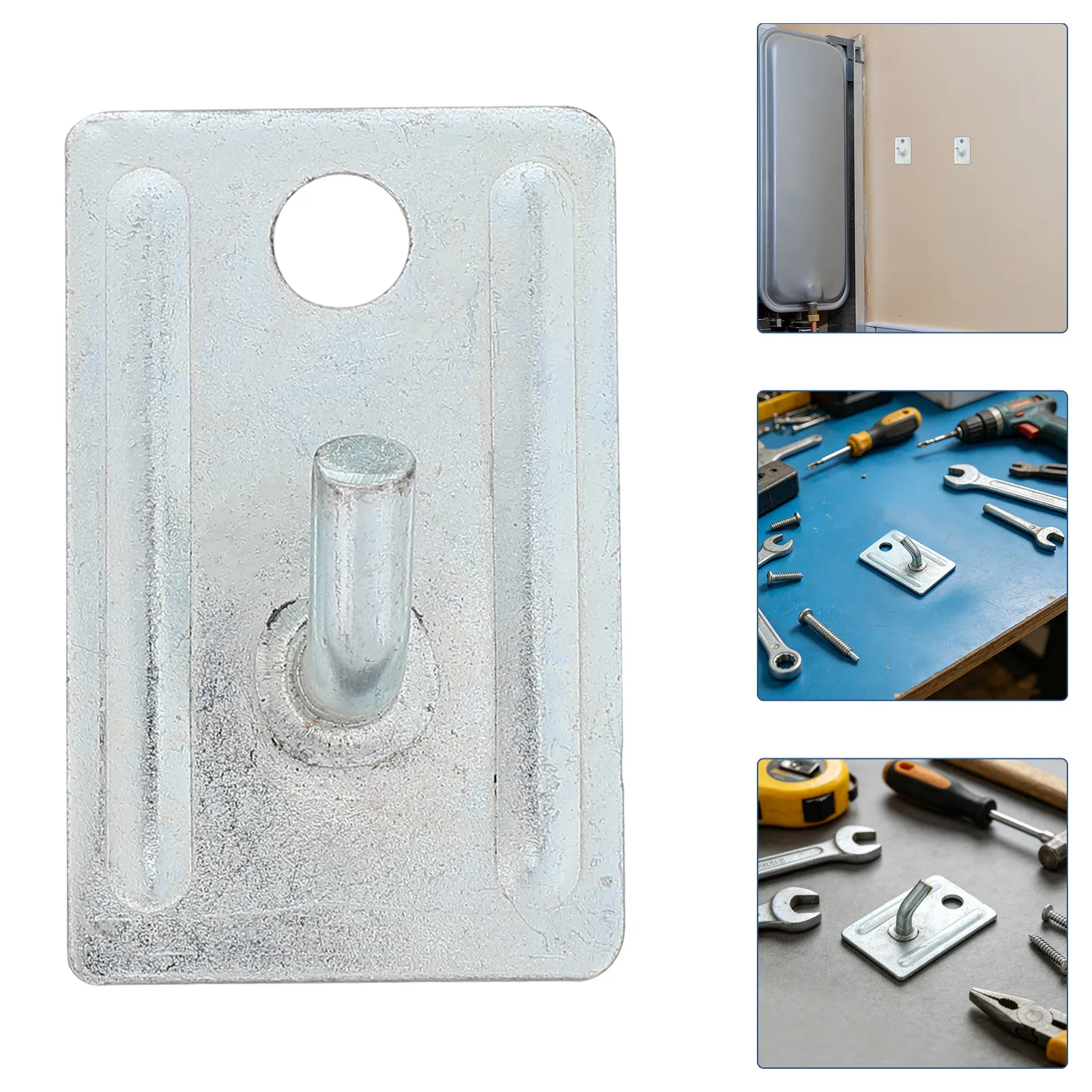 4 Pcs Wall Mounting Bracket Iron Support Plate Holder Heavy For Hollow Brick Universal Electric Hot Tank Installation Hardware