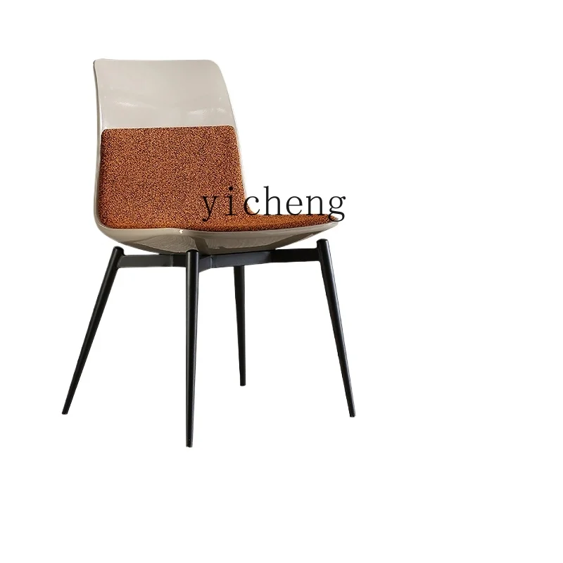 TQH minimalist dining chair high-end high-end restaurant backrest soft bag leather cloth island table chair