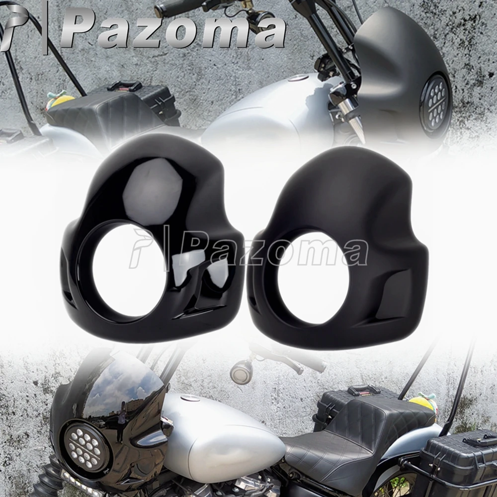

Front Cowl For Harley Sportster XL 883 1200 Custom Low Roadster Nightster SuperLow Motorcycle Front Headlamp Fairing Cover 5.75"