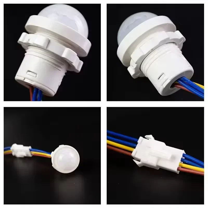 AC 85-265V PIR Motion Sensor Switch Mini Smart Human Body Infrared Induction Detector for LED Light Strip Ceiling Lamp Switch