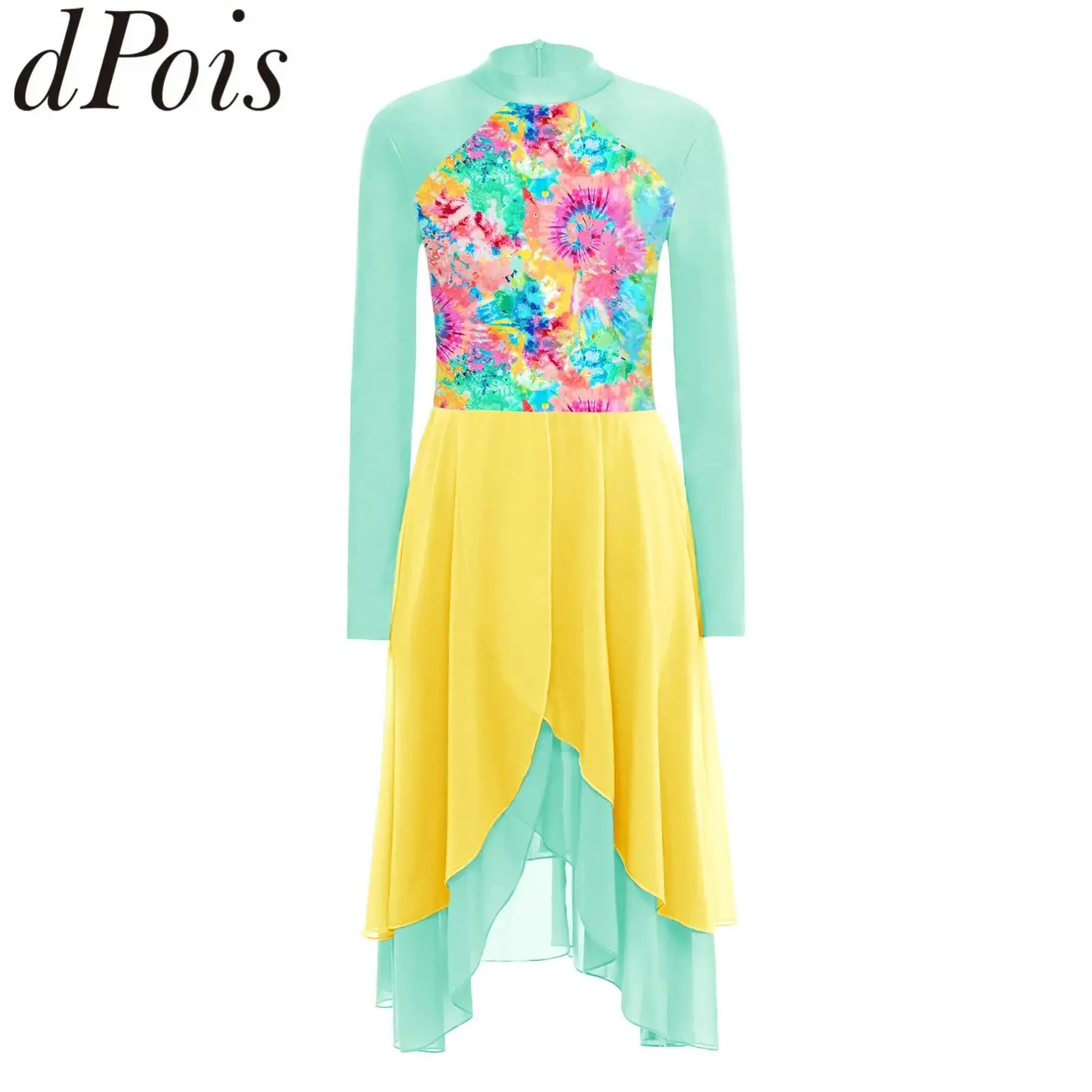 women-liturgical-worship-praise-dress-lyrical-contemporary-dancewear-long-sleeve-leotards-tulle-church-choir-performance-costume