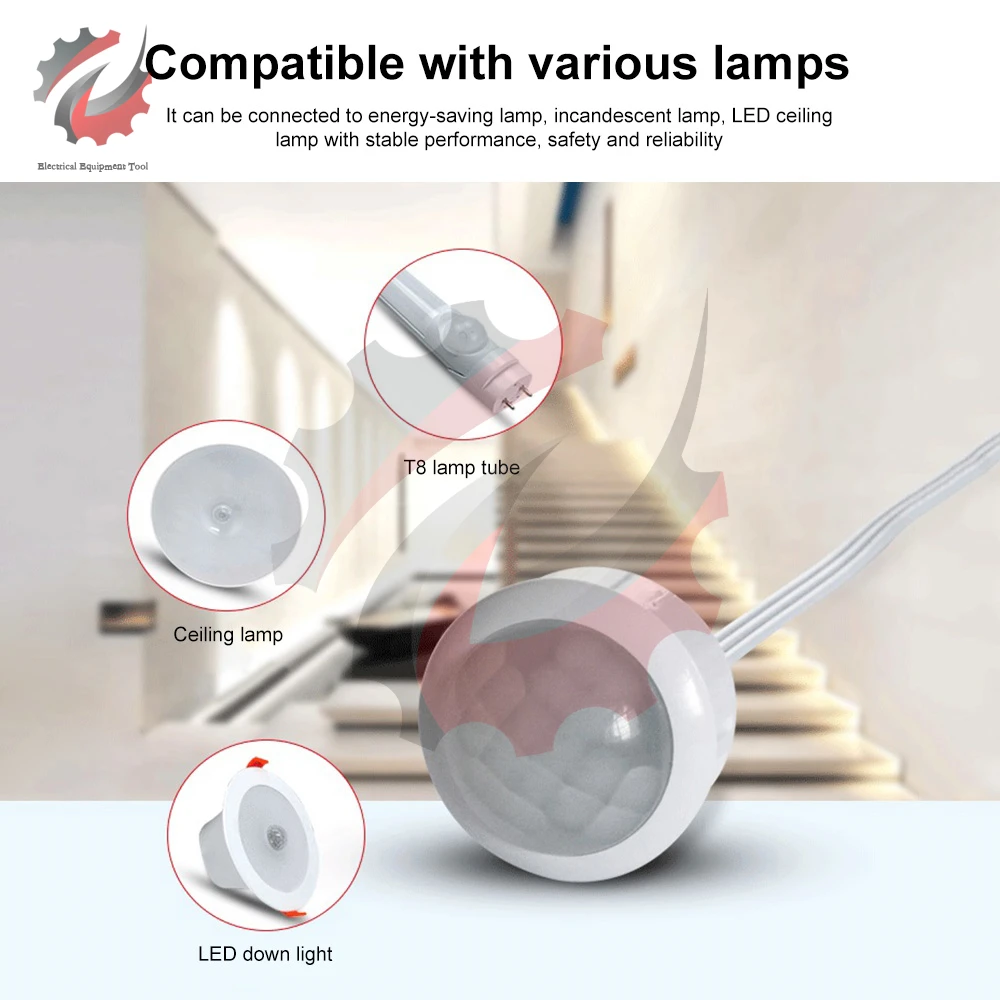 Home Indoor Outdoor DC4-12V 1MA PIR Infrared Motion Automatic Light Sensor IR Detector Switch Human Body Induction Night Lamp