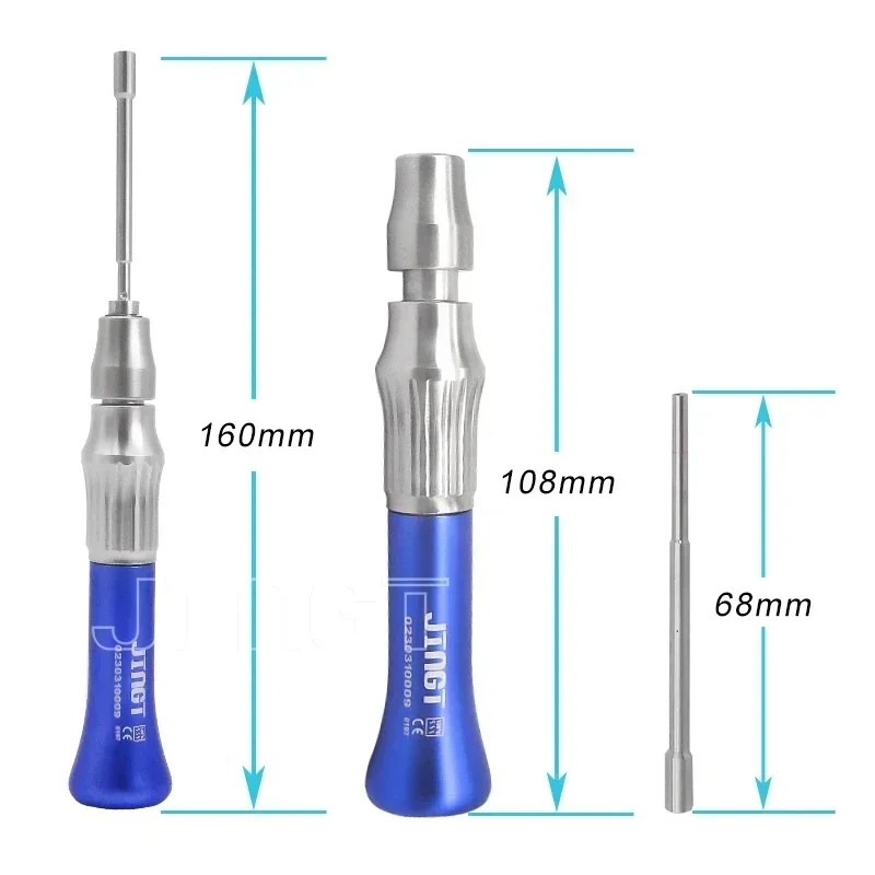 

Orthodontic Screwdriver Handle Kit: Comprehensive Set for Dentist Implants and Self-Drilling Anchors with Hexagonal Head Wrench