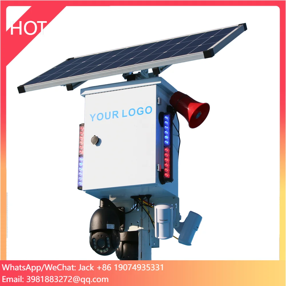

Hik-Connect App 4G Wireless Job Site Construction Site Jobsite 4K 8MP IP PTZ Best Outdoor Cctv Security Solar Camera System