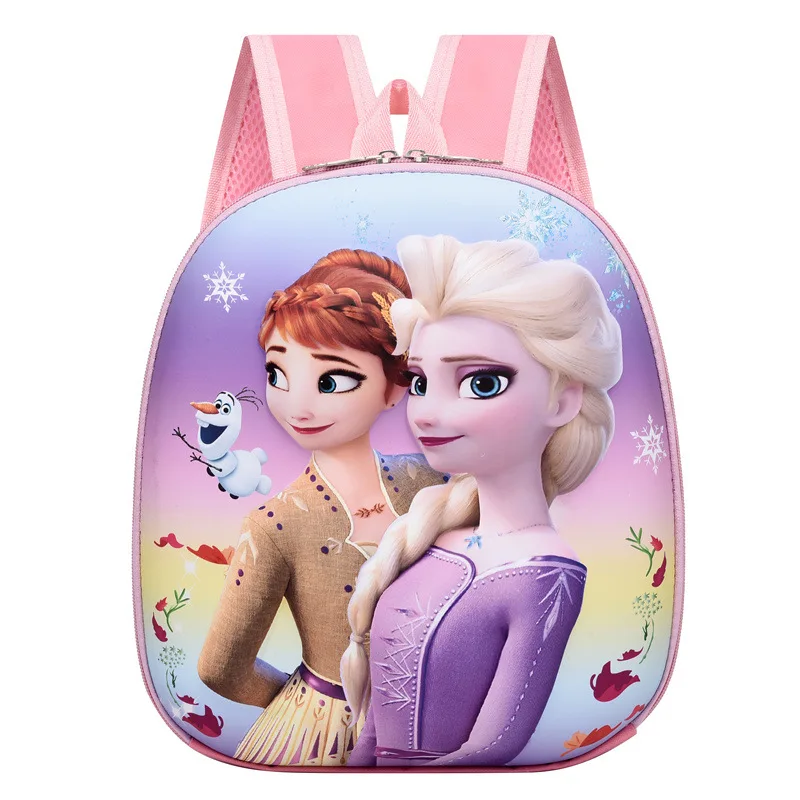 MINISO Minnie School Bag for Girl Kid Mini Toddler Backpack Cute Cartoon Frozen Snow White Kawaii Class Book Bag