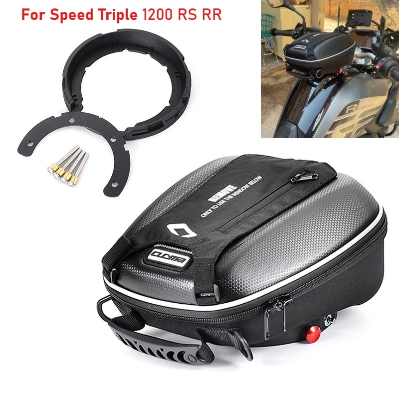 For Speed Triple 1200 RS RR Tiger 1200 GT / GT Pro 2022-2025 Motorcycle Tank Bag Waterproof Quick Lock Racing Bags Travel Bags